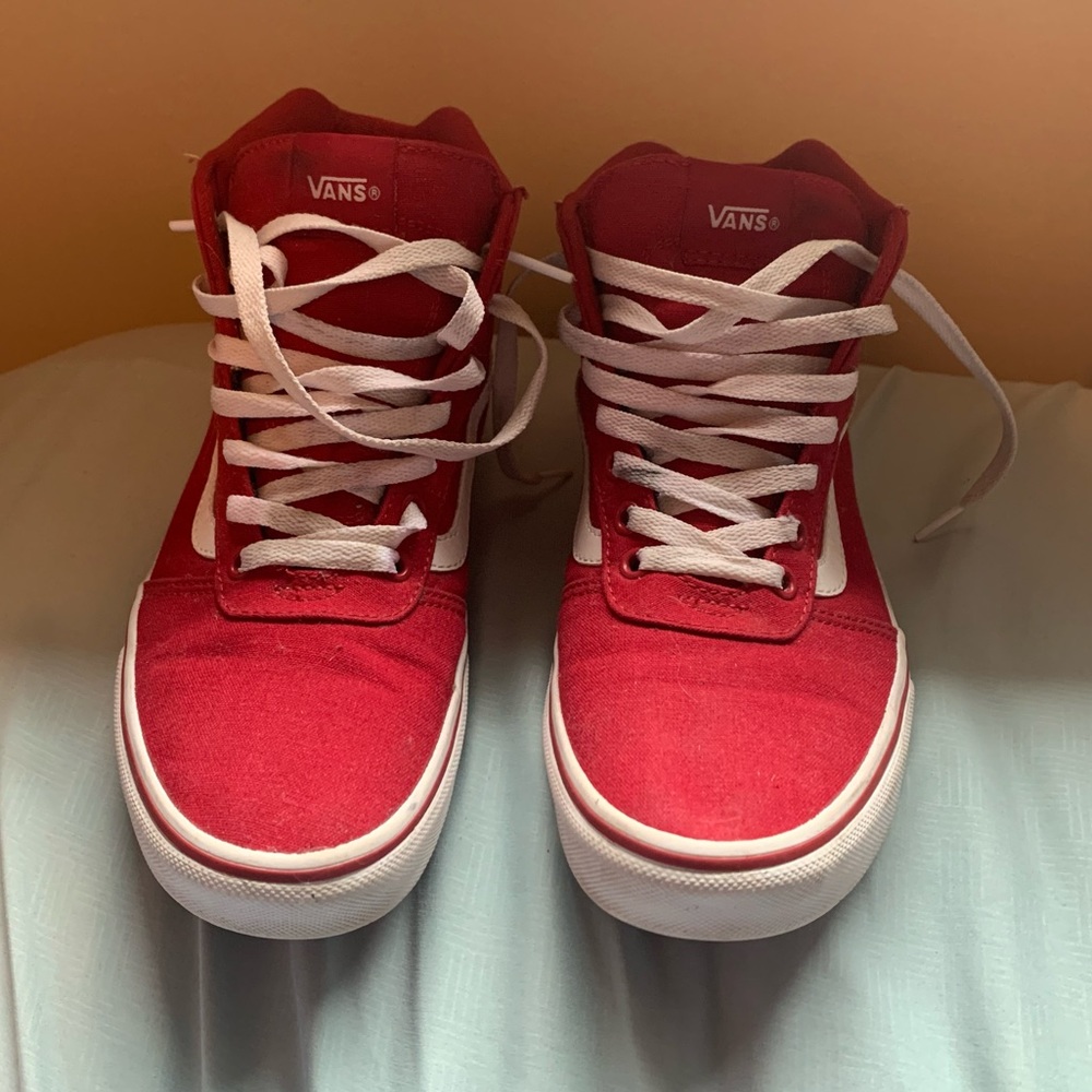 Red High Top Vans